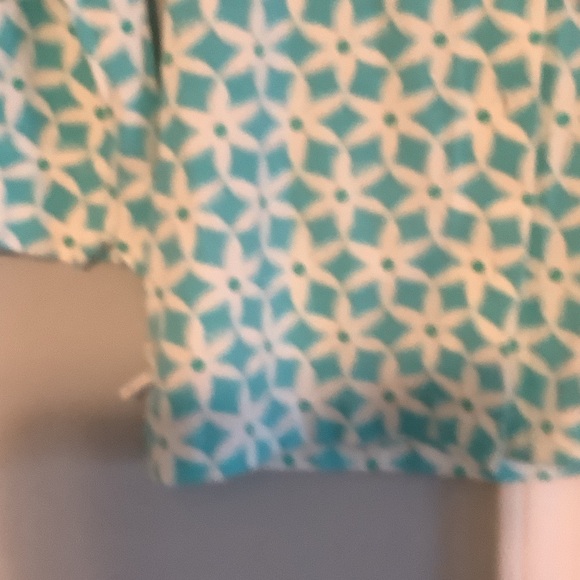 Lilly Pulitzer Turquoise and White Pajama Set - Picture 5 of 11